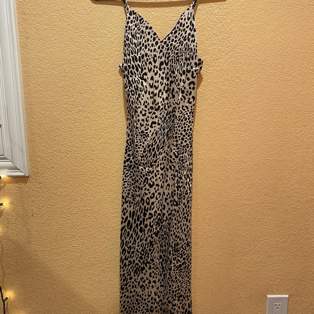 Satin maxi dress